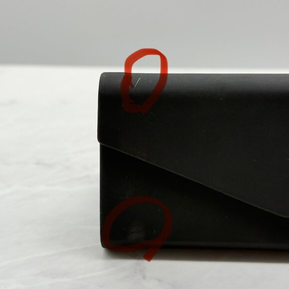 iGreen Tri Fold Eyeglasses Case with Cleaning Cloth Magnetic Close Fold Flat - Picture 4 of 7